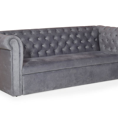 Berlin Sofa cum Bed In Grey Color