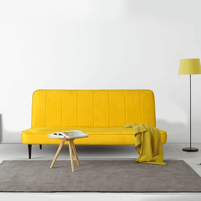 Tyler Sofa Bed In Yellow Colour