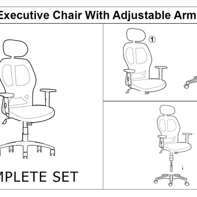 Matrix Executive Chair with Adjustable Armrests