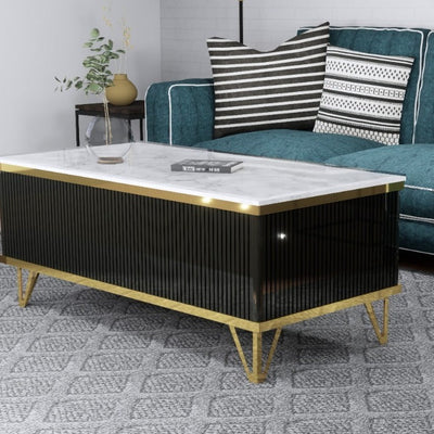 Eve Coffee Table in Marble Top