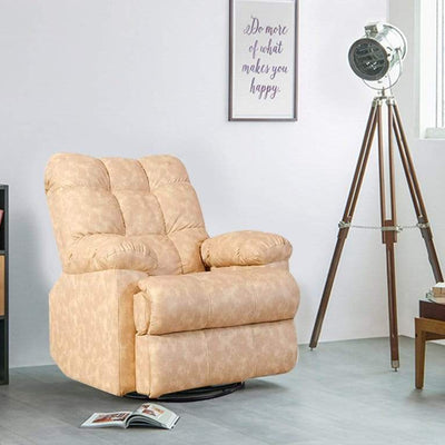 Chandler Rocker Recliner In Leatherette Upholstery GMC Standard Sofa FN-GMC-006298