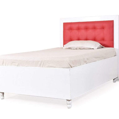 Dakota Mini Queen Bed With Storage In White GMC Standard Beds FN-GMC-004298