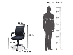 Flaire Executive Office Table + Hailey Office Chair (Combo Offer)