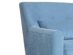 Hagen Lounge Chair in Premium Velvet Fabric