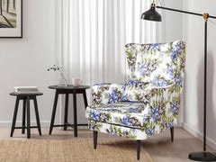 Genoa Wing Chair in Floral fabric