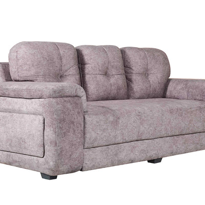 Marina 3 Seater In Brown Premium Suede Fabric