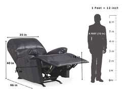 Molly Manual Recliner in Leatherette
