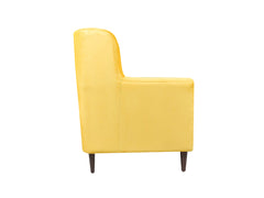 Frida Loveseat 2 Seater Sofa In Yellow Velvet Fabric
