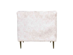 Watson 1 Seater Sofa In Beige Premium Velvet Fabric