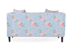 Liana Loveseat In Floral Cotton Fabric