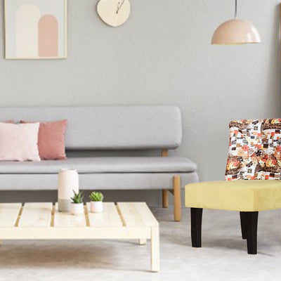 Alexa Chair In Premium Velvet Fabric