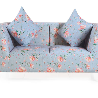 Liana Loveseat In Floral Cotton Fabric