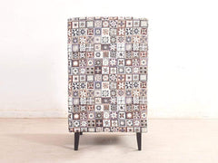 Rachel Wing Chair In Premium Printed Luxe Fabric